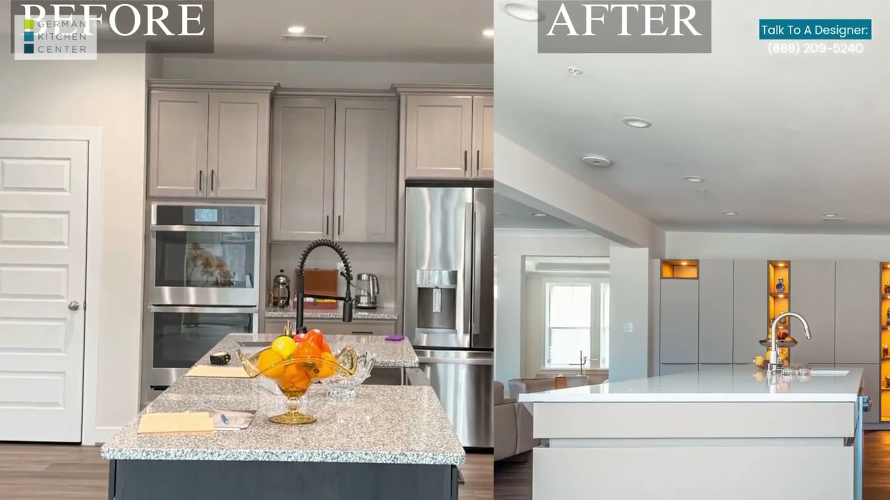 Modern Handleless Kitchen Design Masterpiece