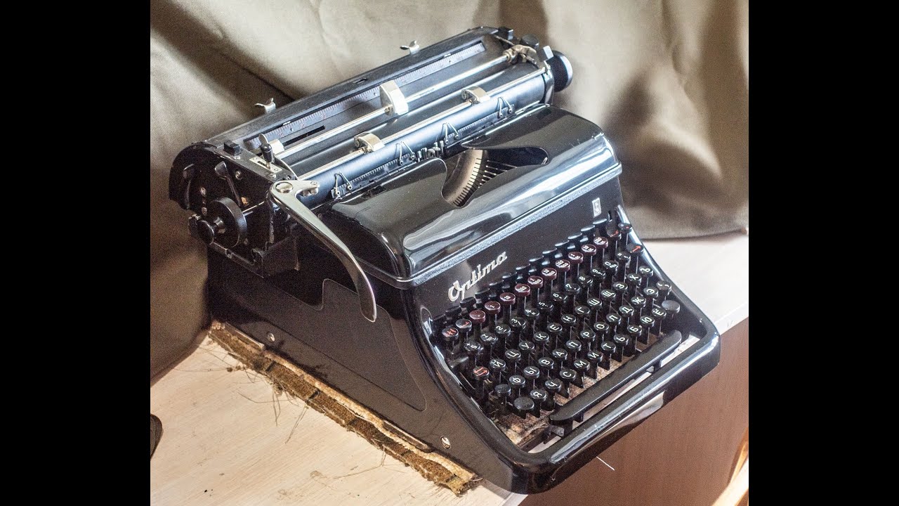 Инструкция к печатной машинке Optima М10 | typewriter