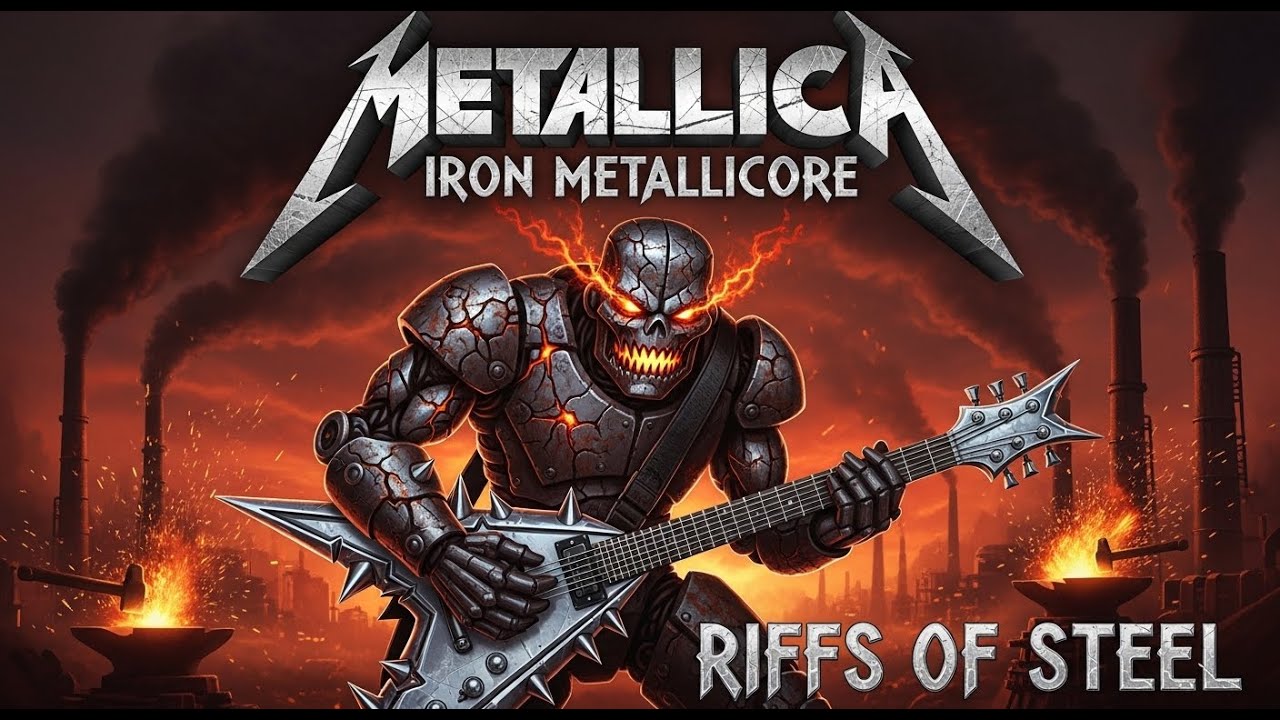 Iron Metallicore | Music Vibes ID ⚡ Riffs of Steel 🔥 METALLICA Heavy Metal Vibes