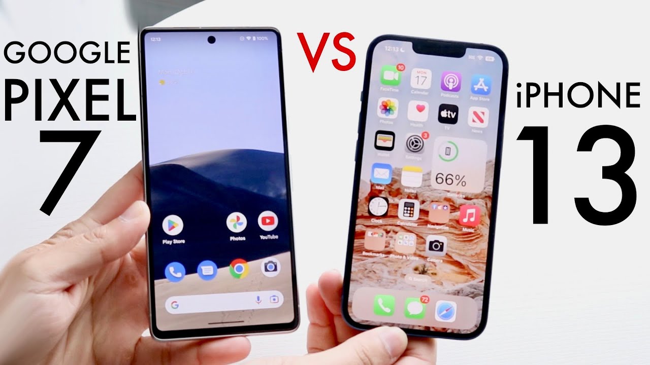 Google Pixel 7 Vs iPhone 13! (Comparison) (Review)