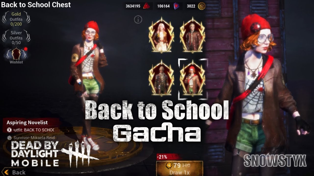 Back to School Gacha | Dead by Daylight Mobile