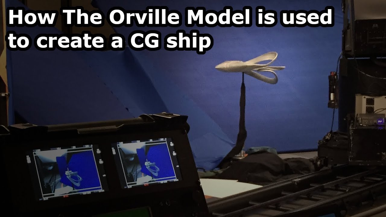 How the creators of THE ORVILLE use a physical model to create their CG ship