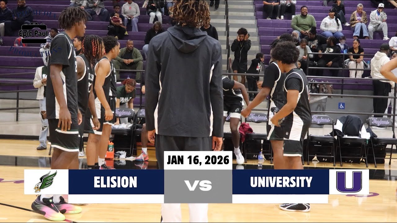 Ellison vs University | Boys Basketball - January 16, 2026