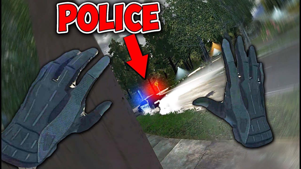 Getting Caught By POLICE Breaking Into A HOUSE IN VR! Thief Sim VR