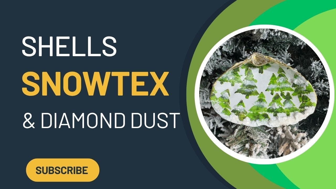 Using SnowTex on Decoupaged Shell