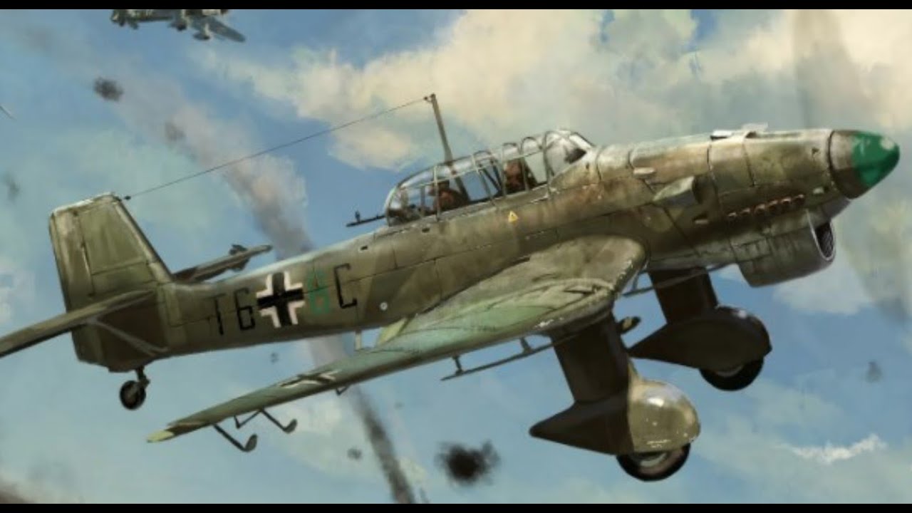 Немецкий пикирующий бомбардировщик Ju.87 Stuka
