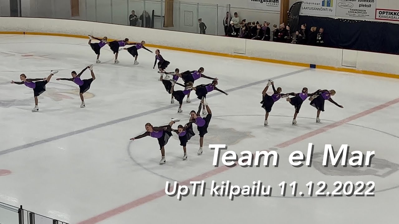 Team el Mar 🥉 UpTl kilpailu 11.12.2022 - Synchronized skating - Muodostelmaluistelu