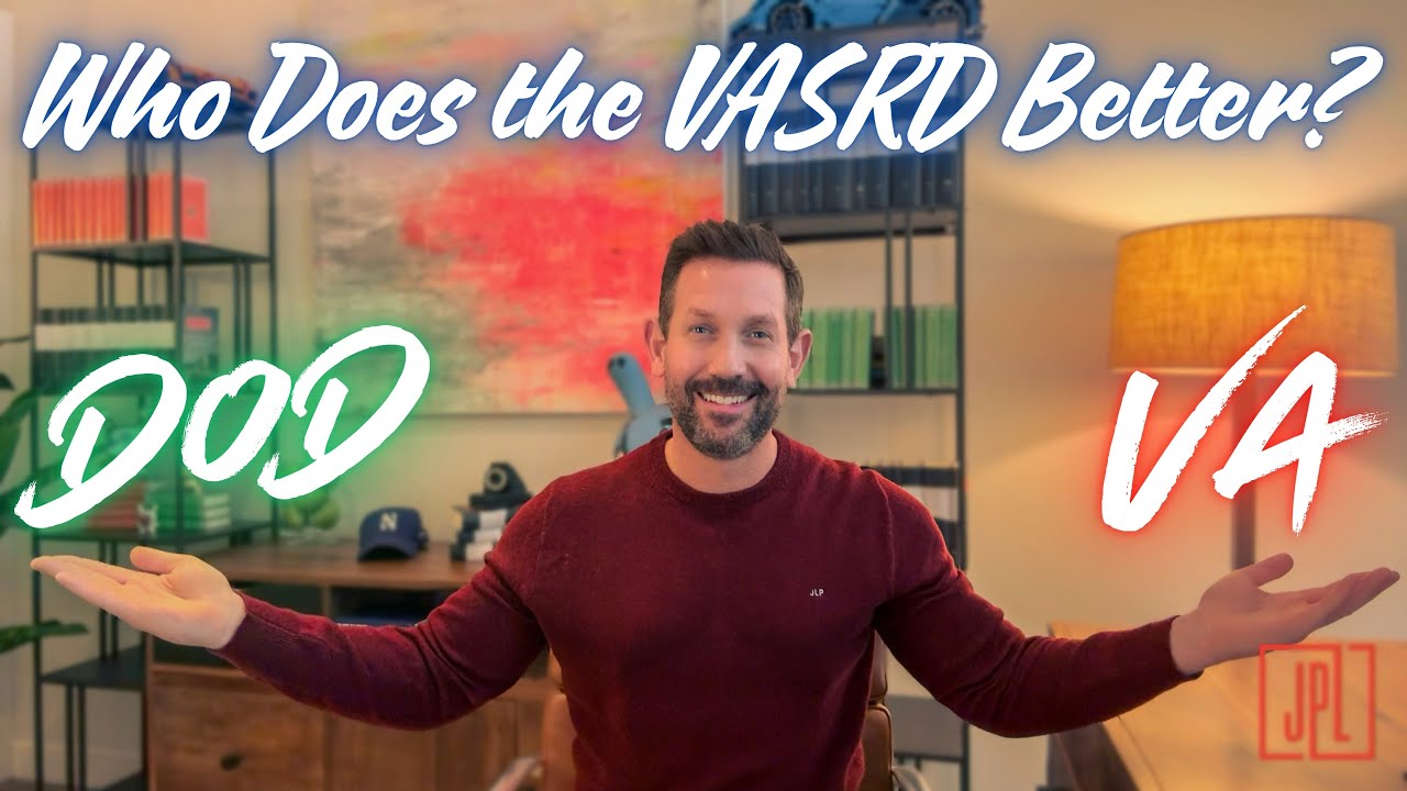 DoD vs VA: Applying the VASRD Fairly #ides #peb #militarydisability #peb #vadisability #marines