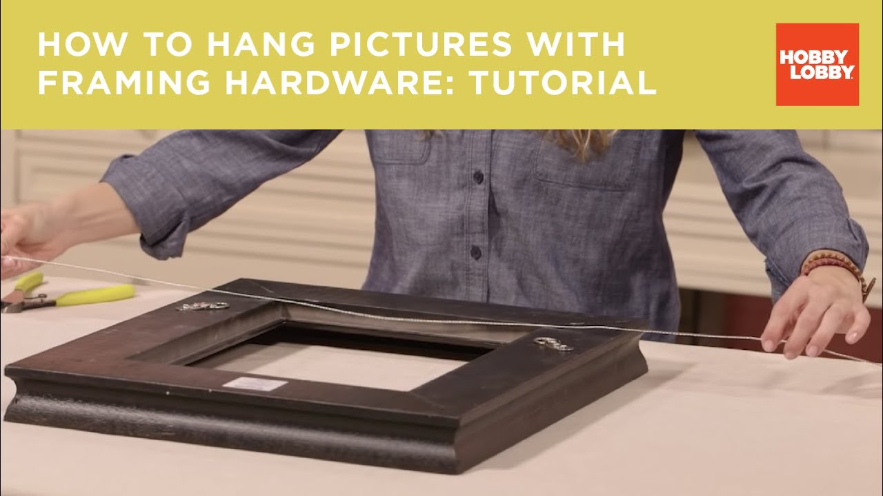 How to Hang Pictures with Framing Hardware: Tutorial | Hobby Lobby®