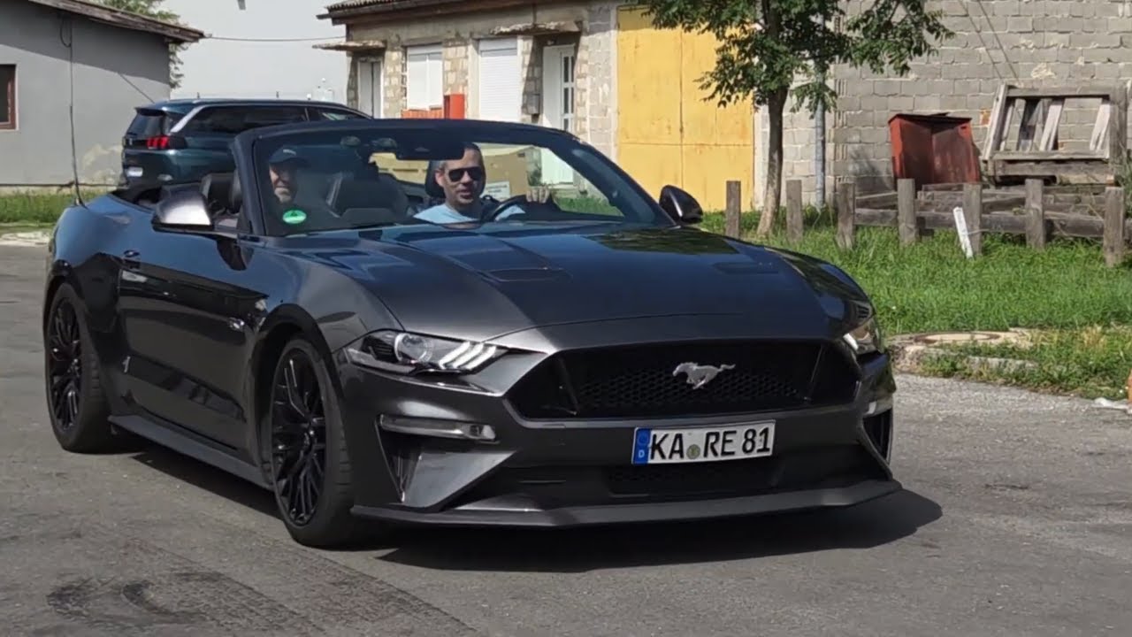 2019 Ford Mustang 5.0 GT Convertible - Test Drive & Walkaround - Awesome V8 Sound