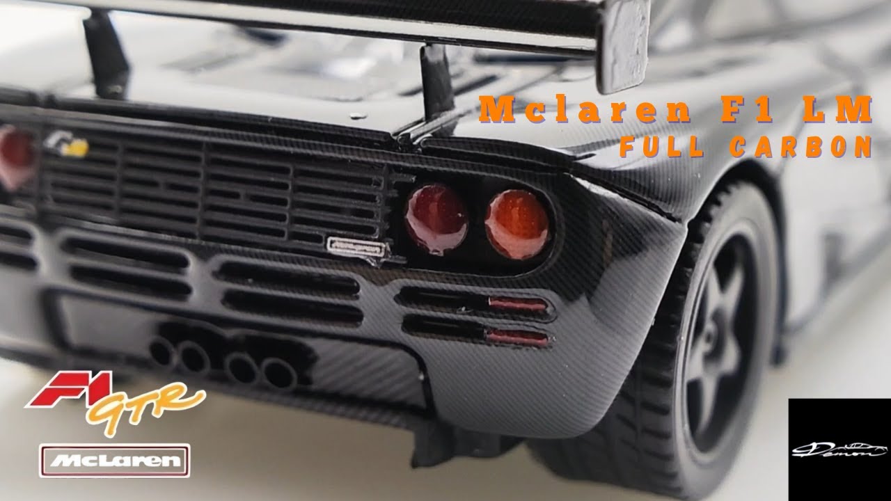 [ 1:64 Resin Scale Model ] DemonZone Mclaren F1 LM Full Carbon