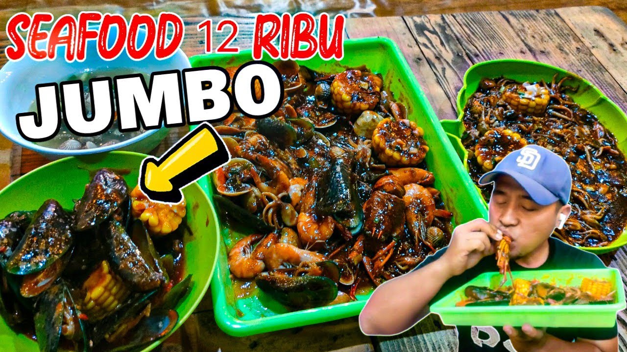 MASAKNYA SUPER CEPAT TAPI NIKMAT SEAFOOD TERMURAH PINGGIR JALAN 12 RIBUAN - Frendz Seafood