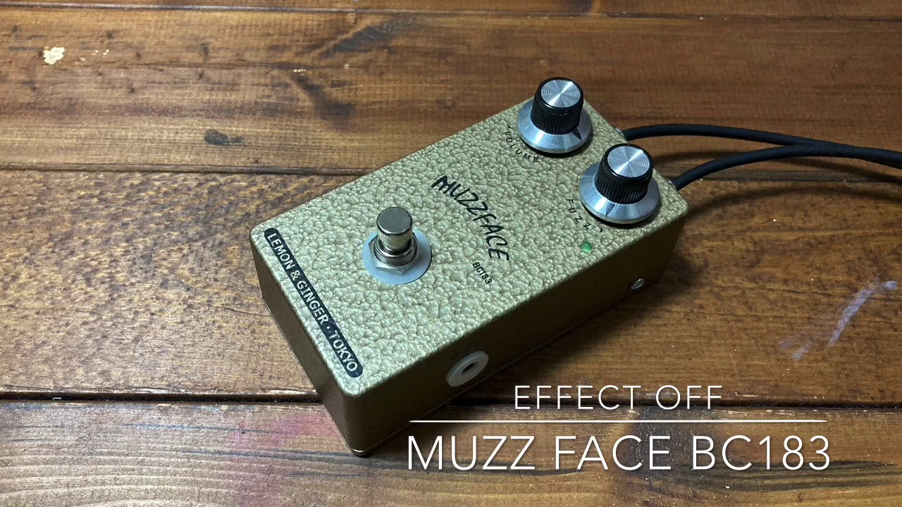 Lemon & Ginger Muzz Face BC183 ( fuzz face clone pedal )