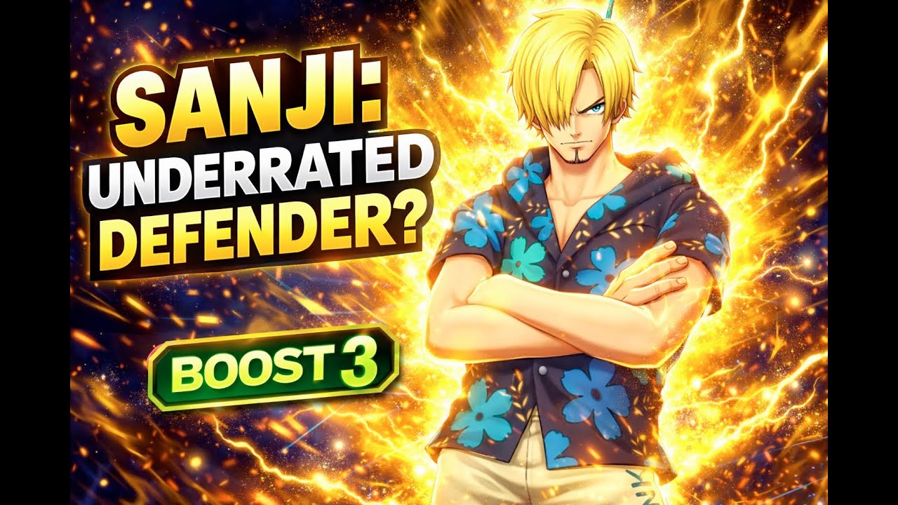🔥 Boost 3 Sanji Is a BROKEN Defender