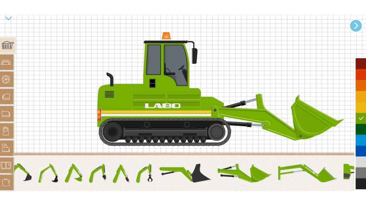 Building a Epic Dozer Truck in Labo Simulator