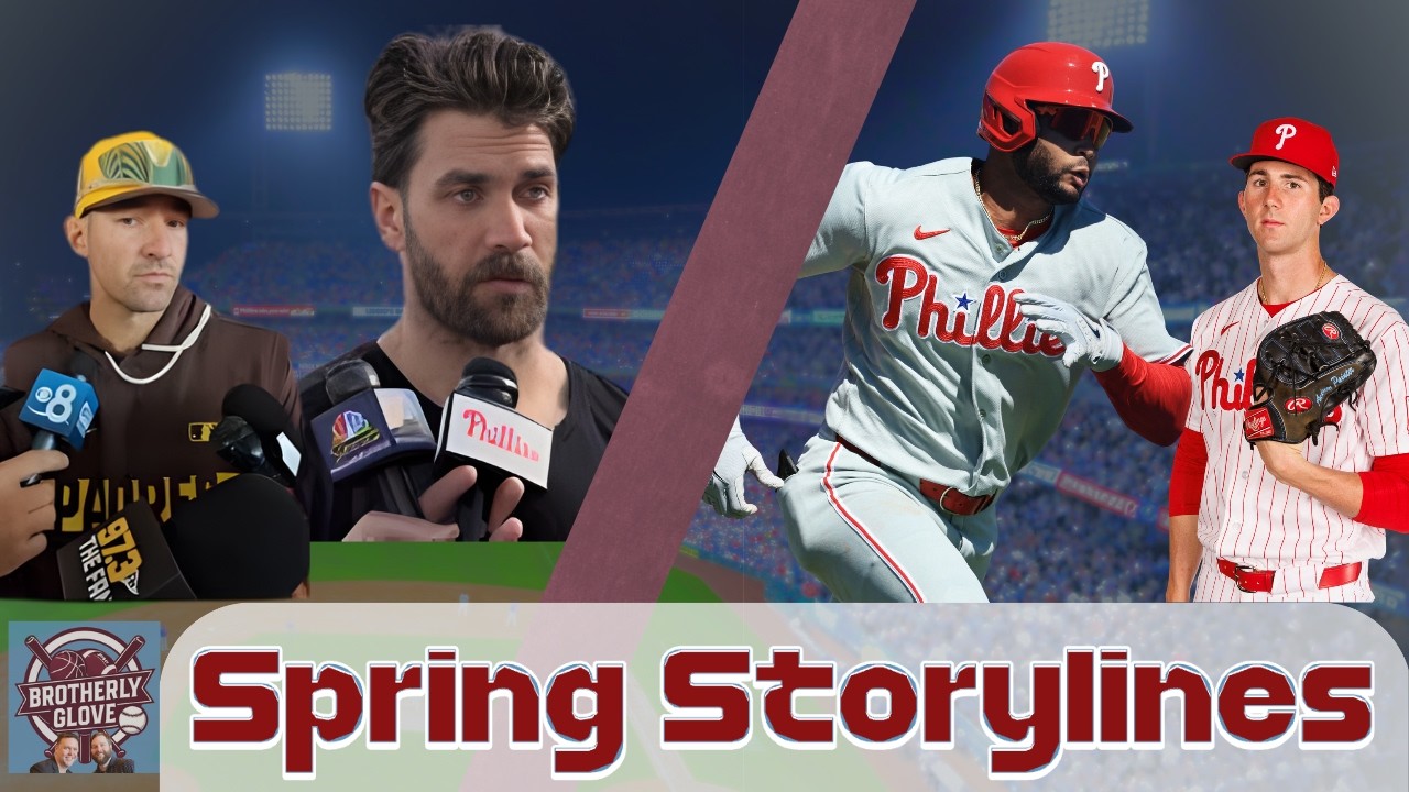 Phillies Spring Training Storylines to watch #phillies #philadelphia #mlb #baseball #sports #podcast