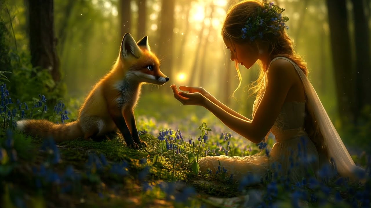 The Lady And The Fox | Magical Fantasy Music & Peaceful Forest Ambience for Reading,Writing&Dreaming