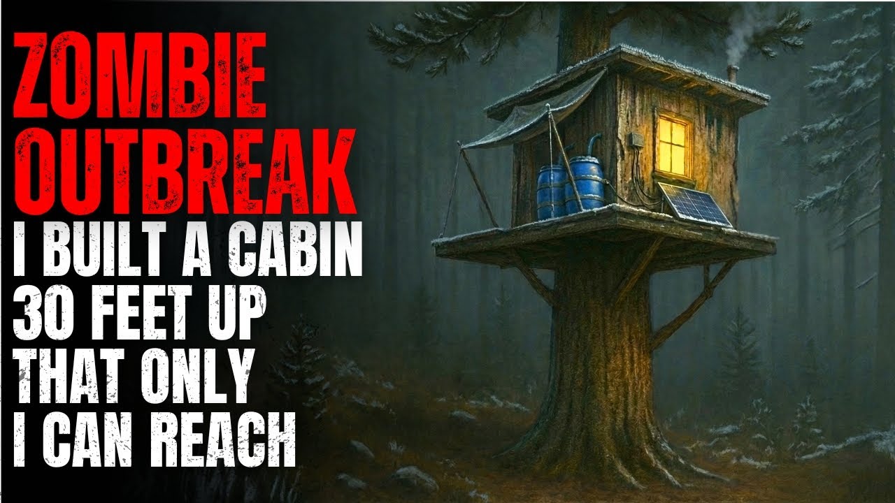 ZOMBIE OUTBREAK I Built a Cabin 30 Feet Up That Only I Can Reach | Creepypasta