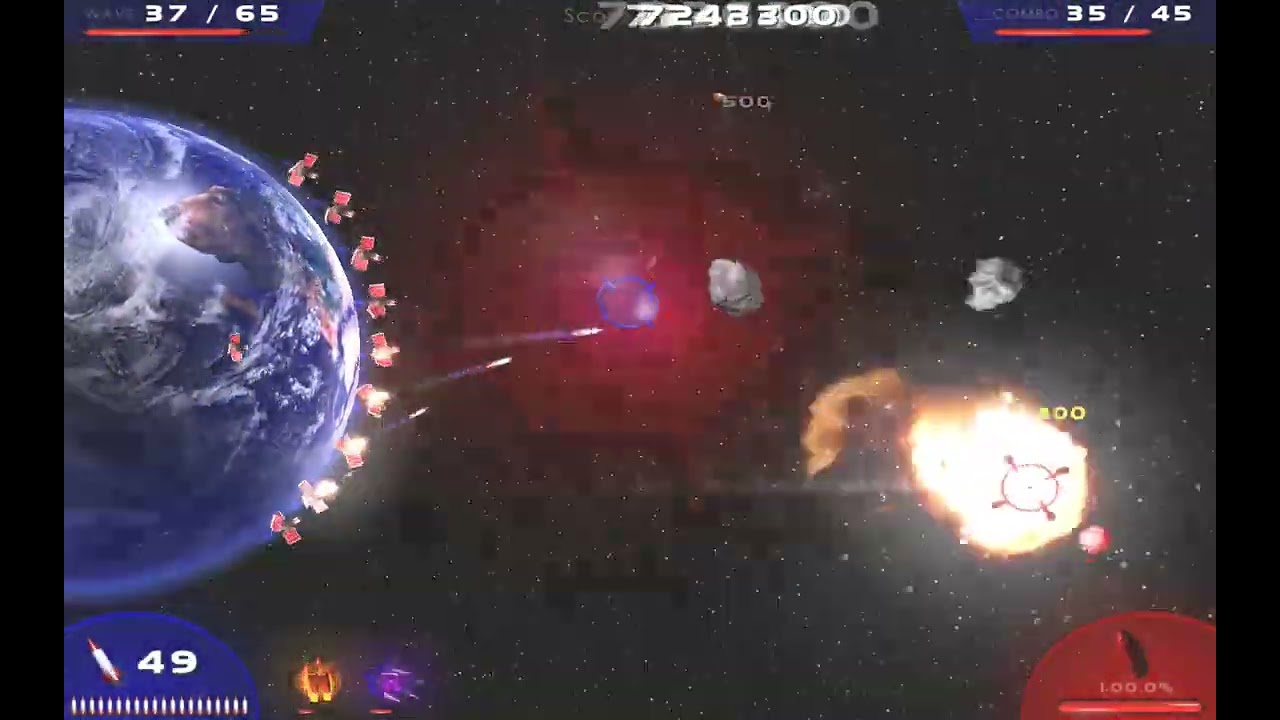 Impact Asteroid Combat: Insane Run Completion - 43,433,600