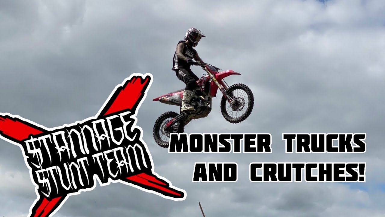 Monster trucks and crutches! Thornton hall & Closeburn Gala | Stannage Stunt Team vlogs