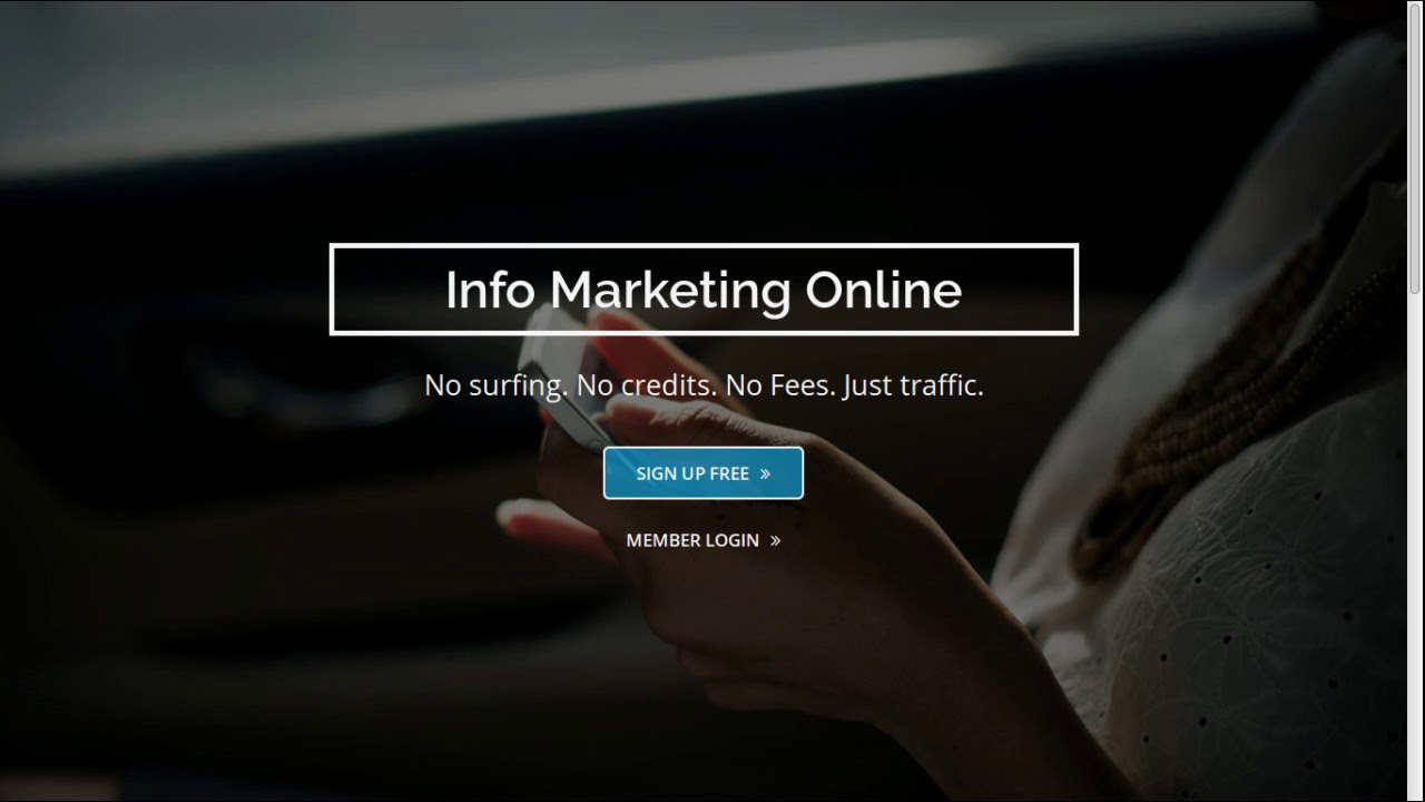 Free Website Traffic & Advertising -  No Surfing Required