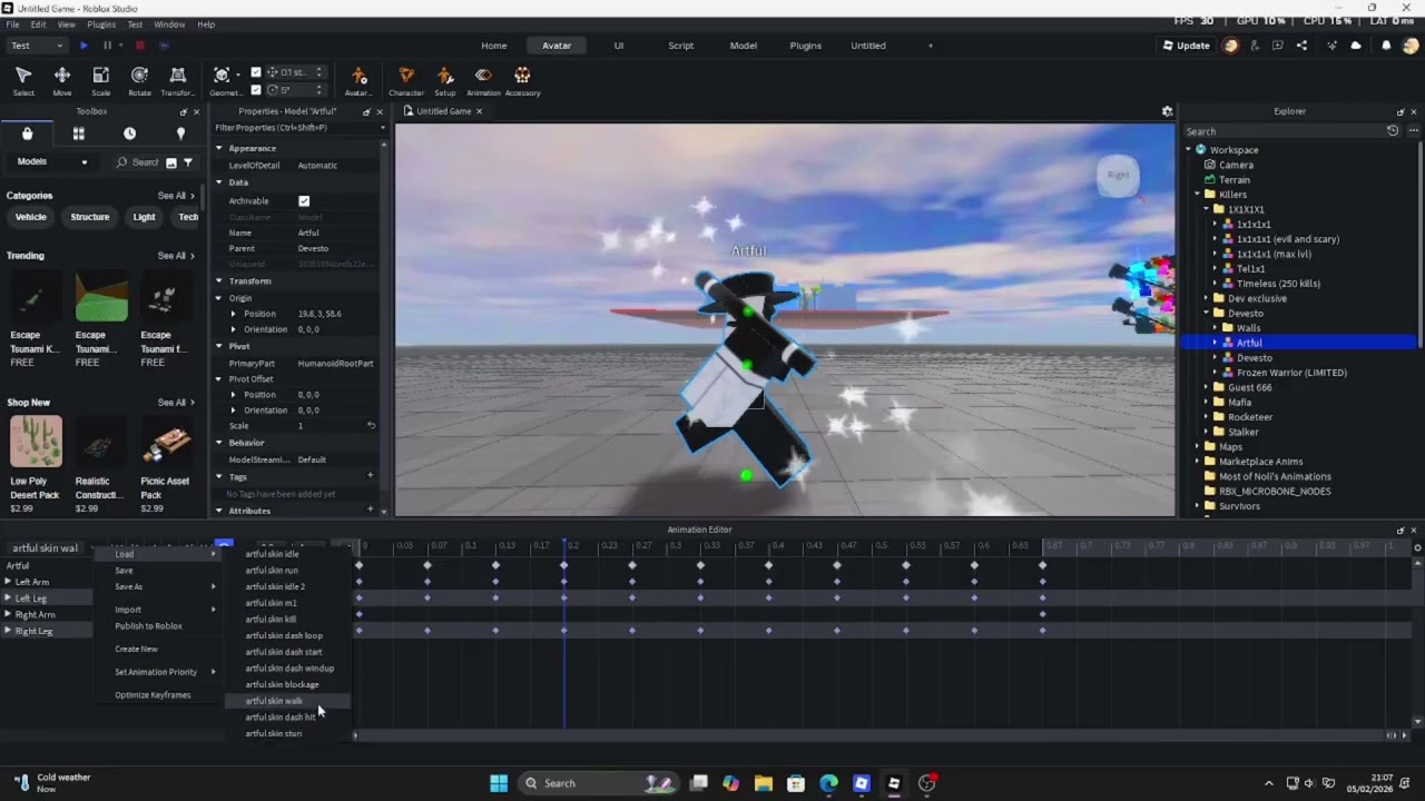 Animations I made - Devesto and Artful