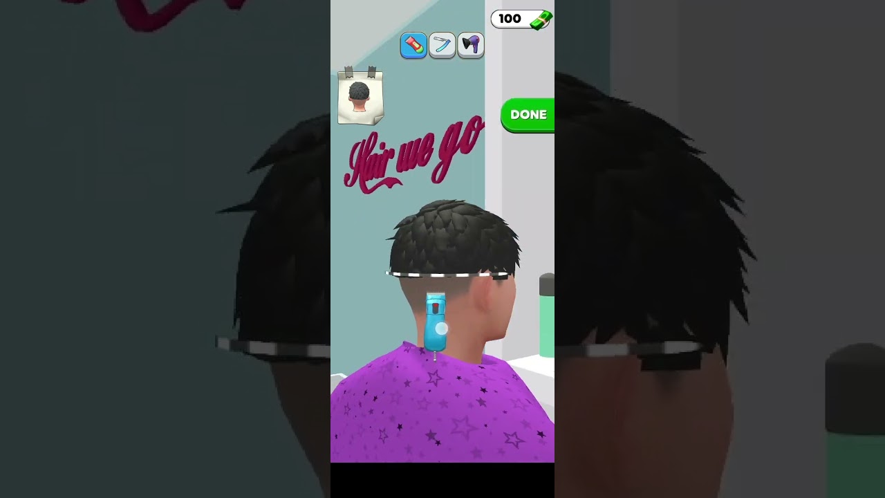 Barber Hair Salon Shop ：Barber game #games #gaming #gameplay