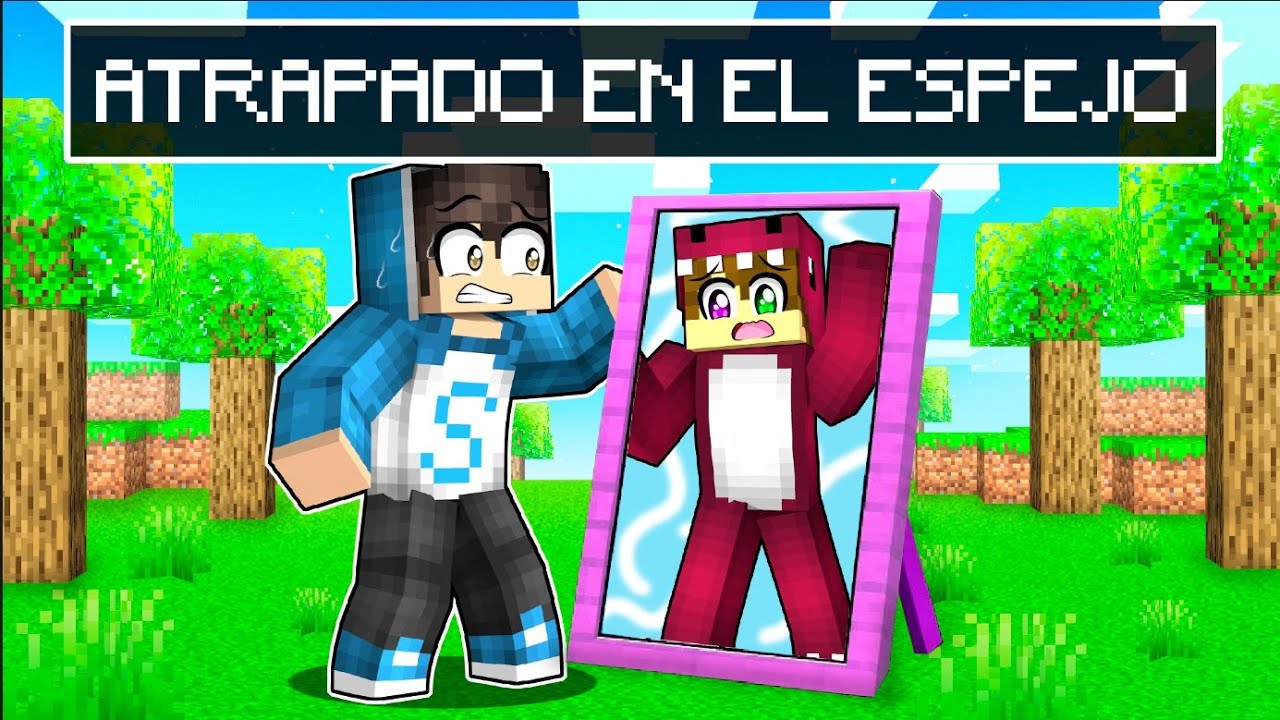 SPARTA Y RAPTOR ATRAPADOS en el ESPEJO en MINECRAFT 😱