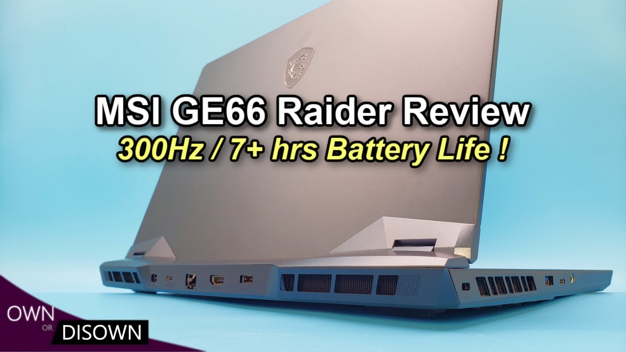 ОБЗОР MSI GE66 RAIDER — Быстрее, чем Legion 7i!