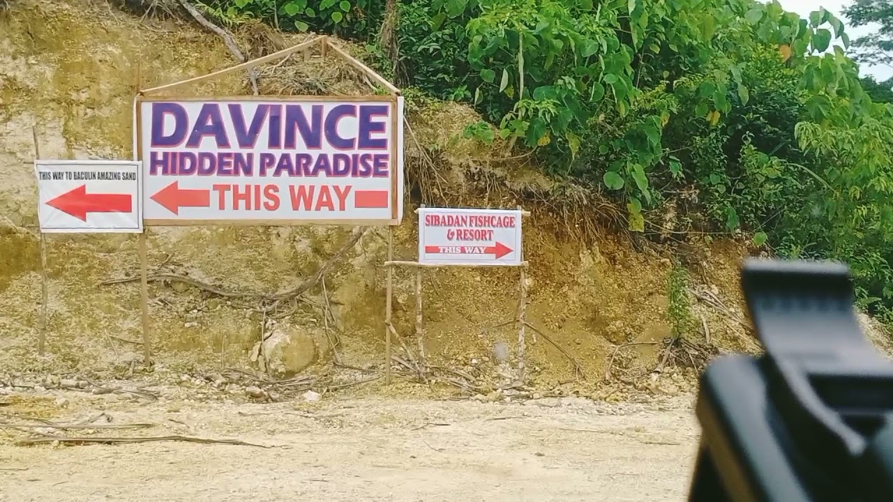 road to harip Beach, hinatuan,surigao del sur