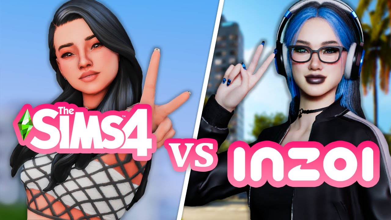 inZOI Vs. The Sims 4 - CREATE A ZOI VS. CREATE A SIM | The Differences