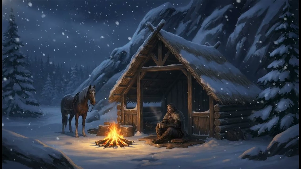 Medieval Tavern Ambience | Soft Fantasy Music by the Hearth