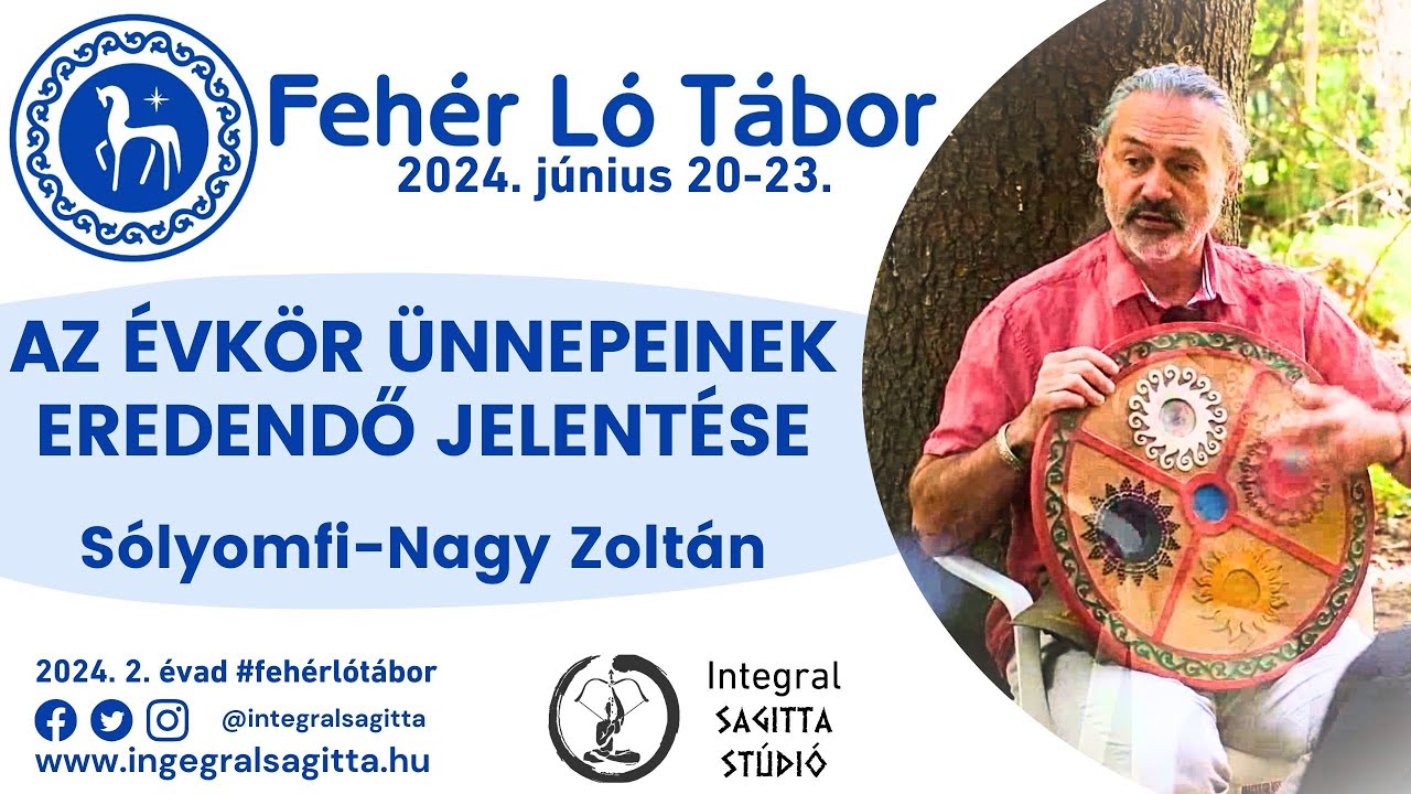 S&oacute;lyomfi-Nagy Zolt&aacute;n ☀️ Feh&eacute;r L&oacute; T&aacute;bor 2024.06.22. Kir&aacute;lyr&eacute;t🌲 Az &eacute;vk&ouml;r &uuml;nnepeinek eredendő jelent&eacute;se
