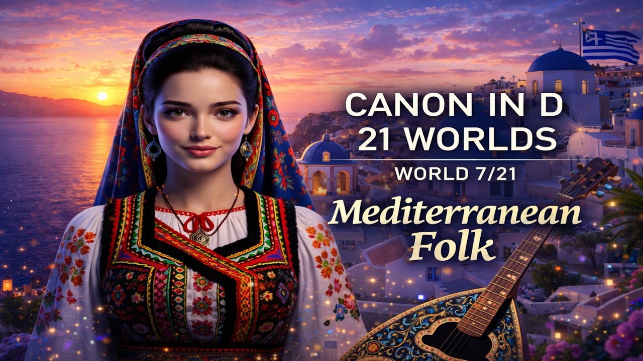 Canon in D: Mediterranean Folk (World 7/21) | 21 Worlds
