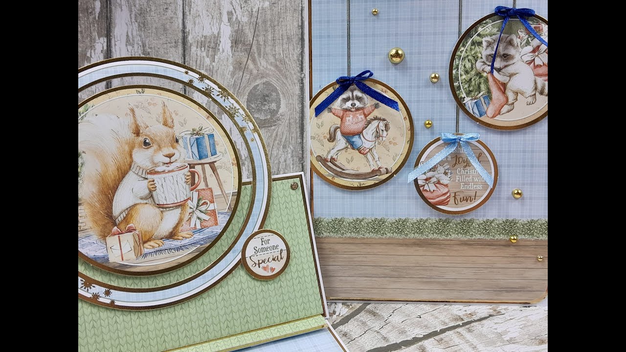 Crafting with Hunkydory Magazine no 79 free kit: (Woodland Story) Wonderful Wintertime - Festive Fun
