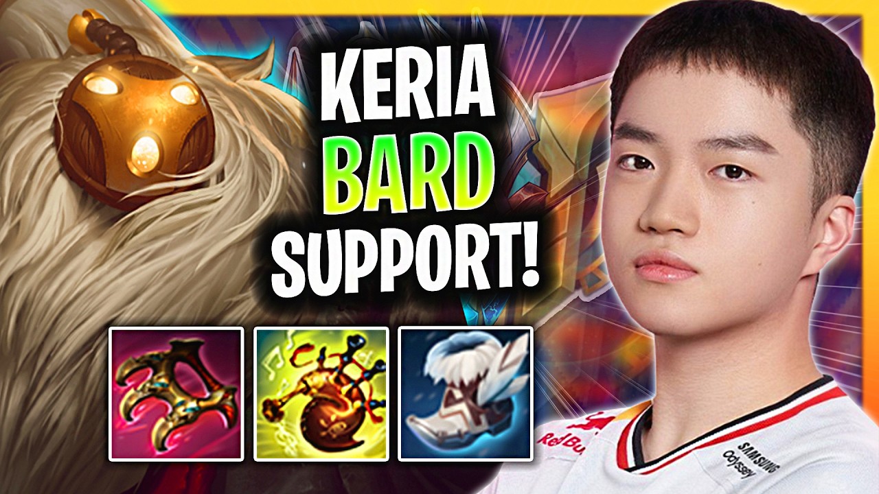 KERIA BARD SUPPORT - CHALLENGER BARD GAMEPLAY! | T1 Keria Plays Bard Support Patch 26.5