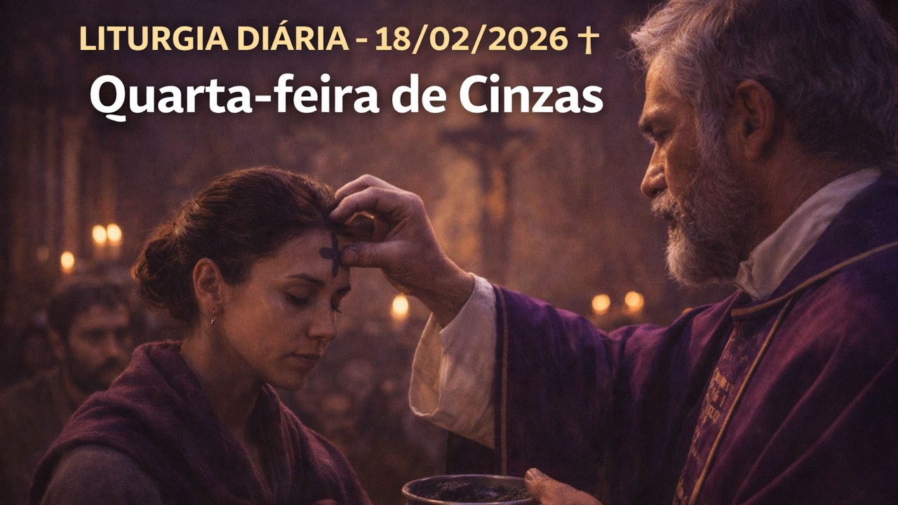 LITURGIA DIÁRIA DIA 18/02/2026 ✝️ QUARTA-FEIRA DE CINZAS CAMINHO DE CONVERSÃO