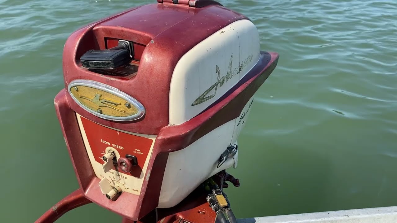 1958 Johnson AD-12 7.5hp Sea Horse antique outboard AOMCI FOR SALE