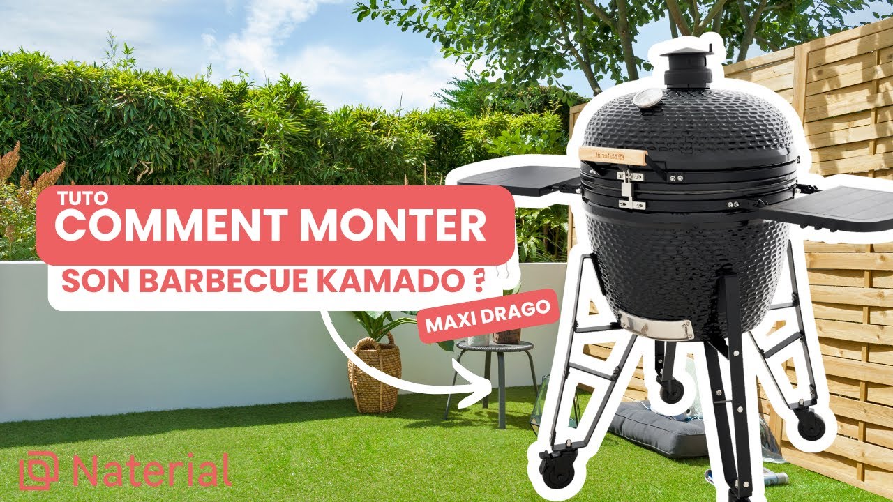 🛠 TUTO | Montage Kamado Céramique Charbon Naterial Maxi Drago | Guide Facile & Rapide