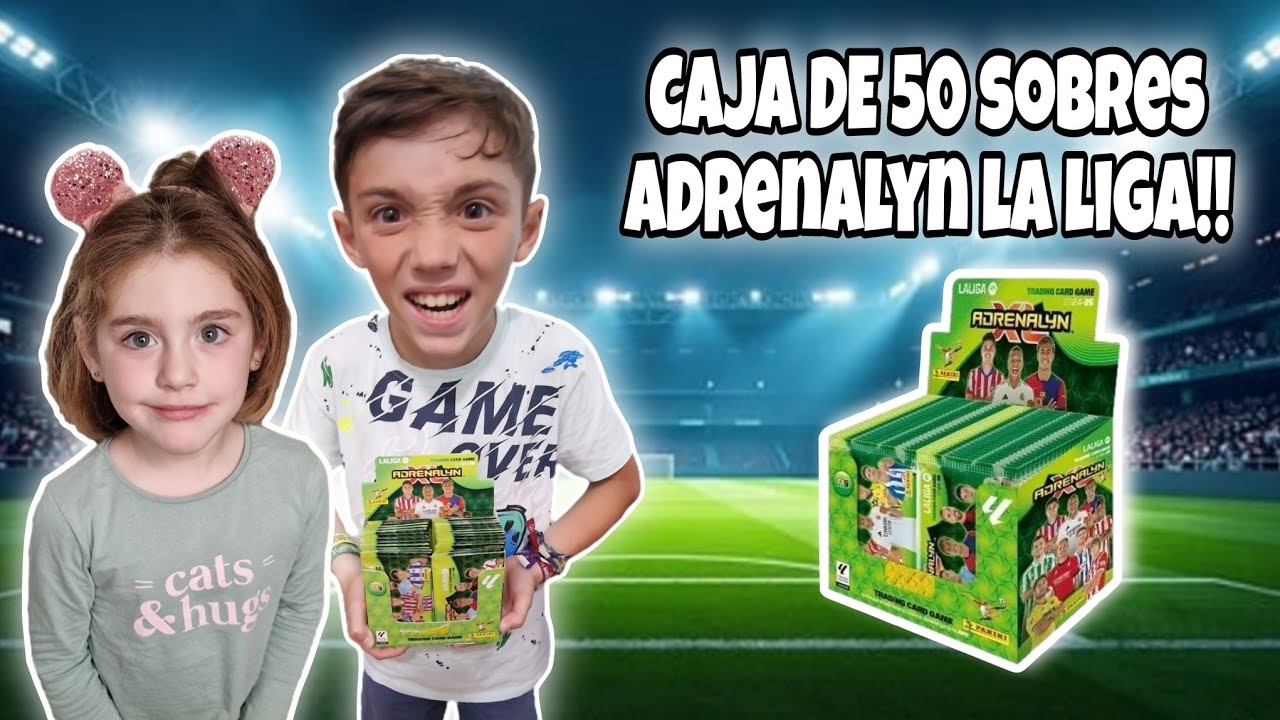 ABRIMOS 50 SOBRES ADRENALYN XL 2025, CAJA COMPLETA M&Aacute;S 2 SOBRES PREMIUM!!!.