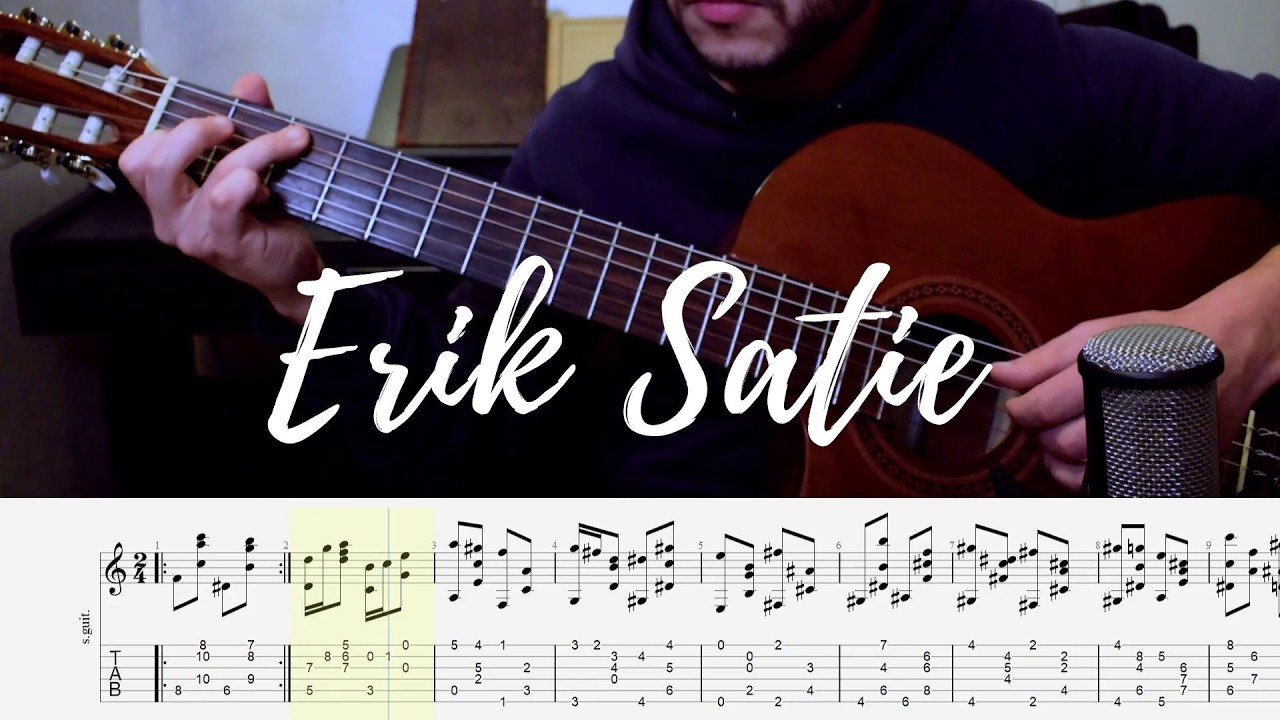 Erik Satie - Gnossienne 06 (Guitar Cover With Tabs)