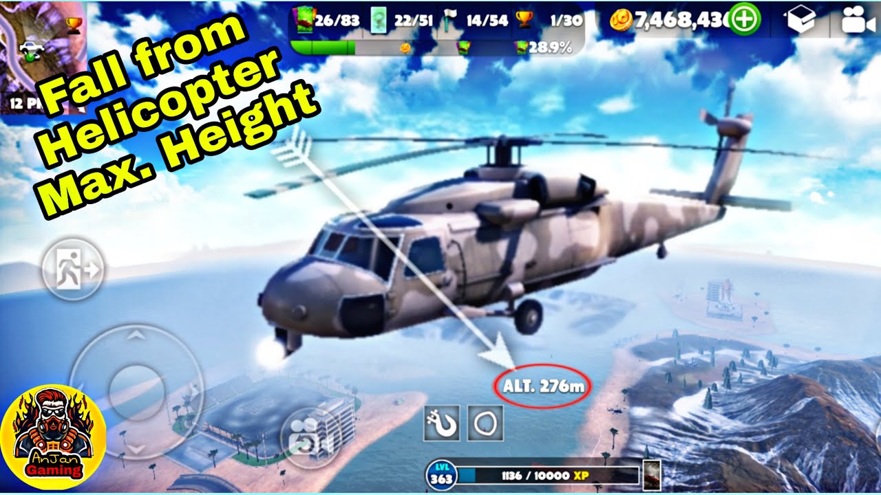 Helicopter at max height 🚁🔥|| Off The Road - OTR Open World Driving