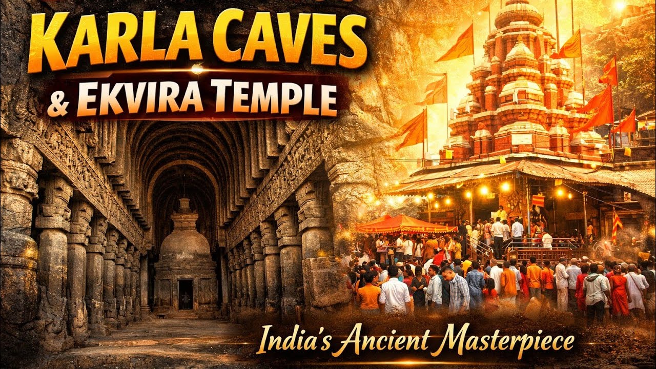 Karla caves and Ekveera temple Lonavala