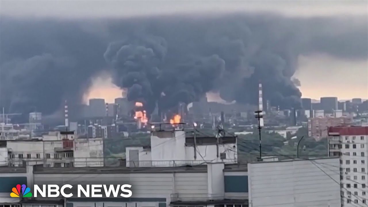 Ukraine launches largest attack on Moscow yet