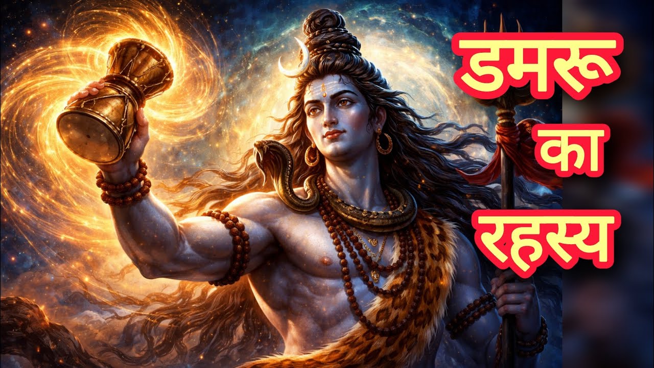 भगवान शिव के हाथ में डमरू का रहस्य | कैसे हुआ सृष्टि का आरंभ | नाद ब्रह्म क्या है, महेश्वर सूत्र | 