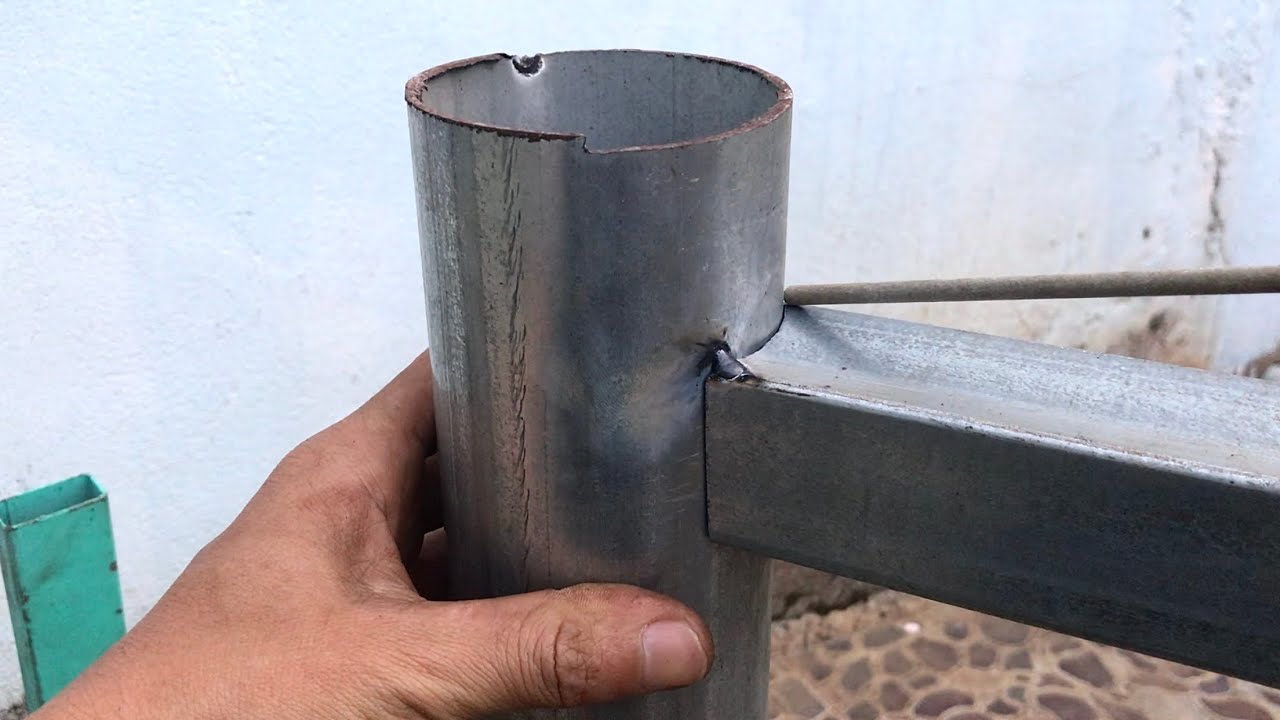 Cách Hàn Ống Sắt Tròn Với Sắt Hộp Không Bị Thủng Dành Cho Người Mới Tập Hàn Que