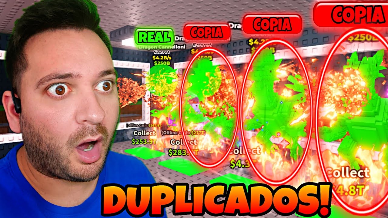 😱 SAMU es SORPRENDIDO con NUEVO METODO de DUPLICAR DRAGONES en ROBA UN BRAINROT!! 😬