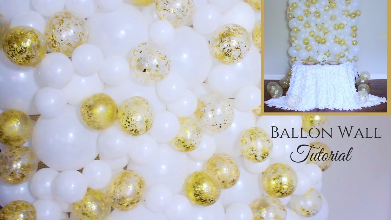 Balloon Wall Tutorial | Wedding Decoration Ideas
