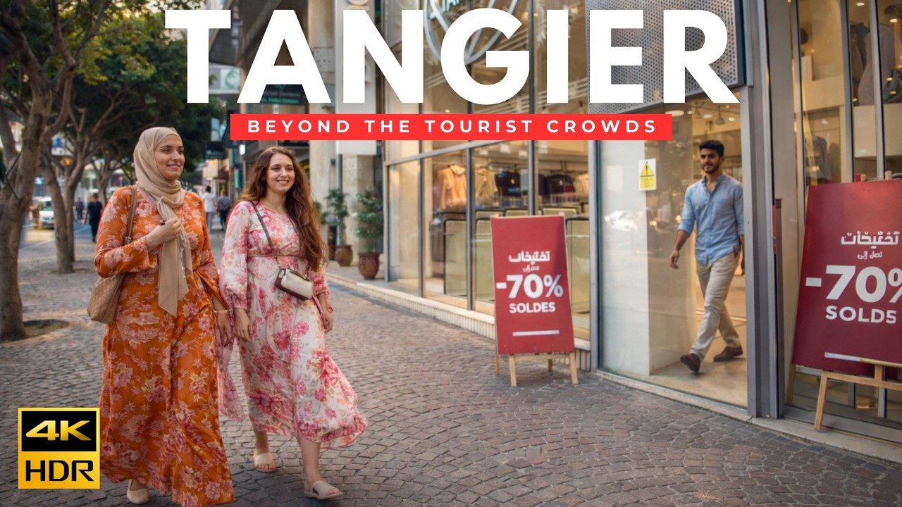 🇲🇦 TANGIER Morocco 4K The Real Ville Nouvelle Beyond the Tourist Crowds