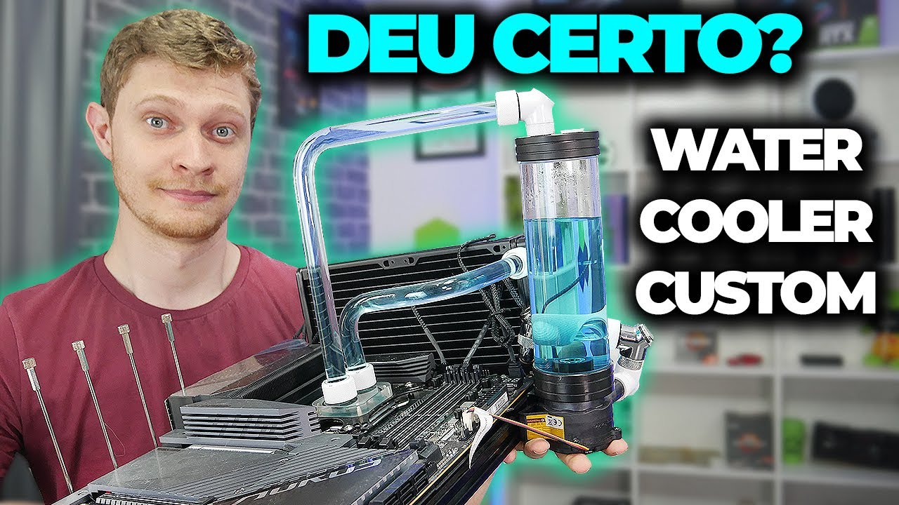 FIZEMOS UM WATER COOLER CUSTOMIZADO, RESFRIA MAIS? COMO FUNCIONA? (c/ PC ROOM BRASIL)